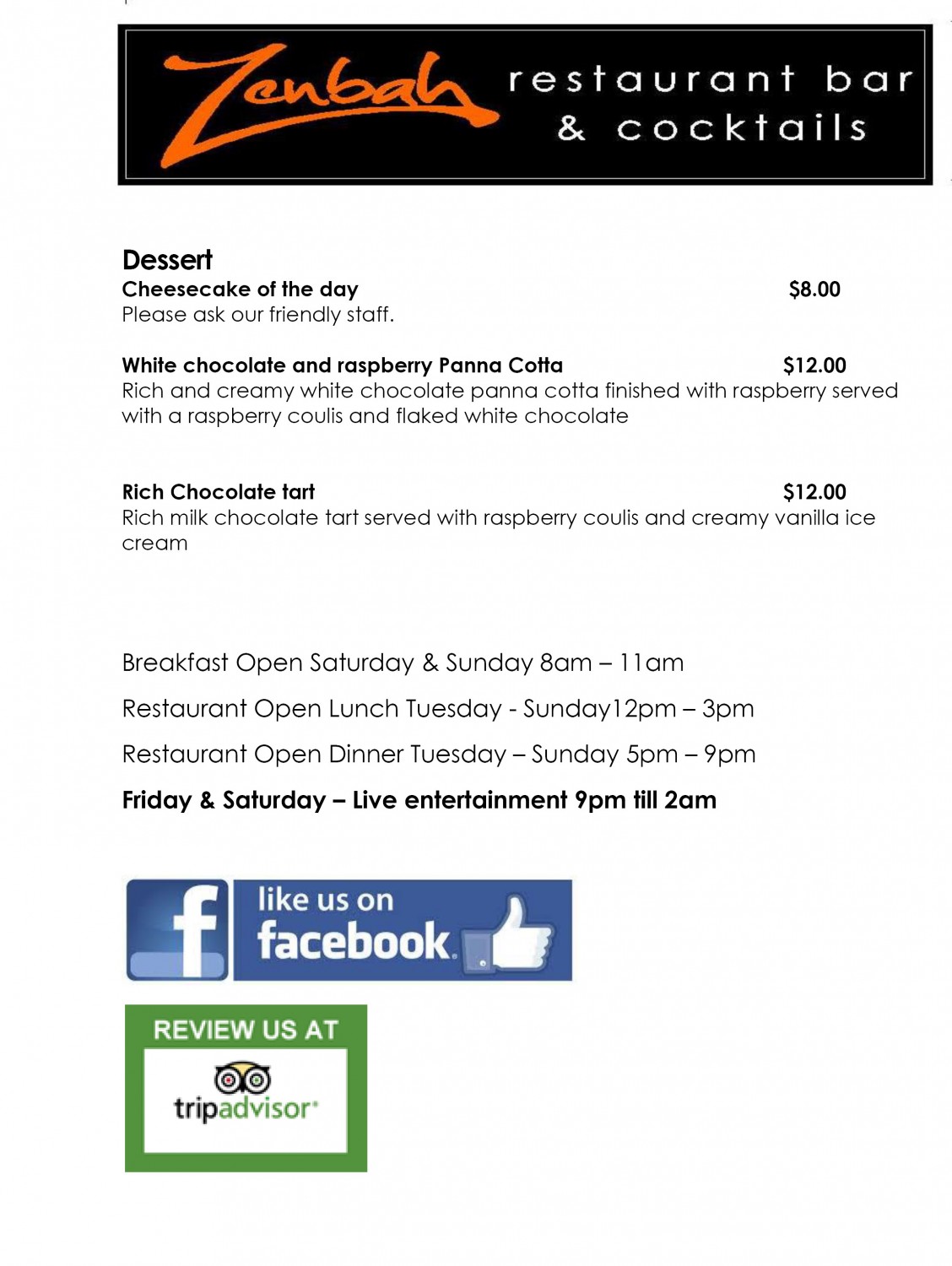 Zenbah Restaurant and cocktail bar - Menu extended-4